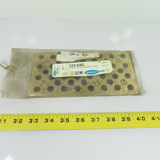 Danly IEM 232-64G Self-Lube Bronze Wear Strip .250 x 4.00 x 8.00