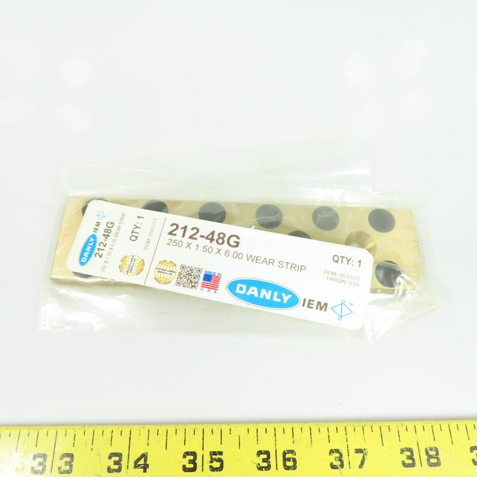 Danly IEM 212-48G Self-Lubricating Wear Strip .250 x 1.50 x 6.00