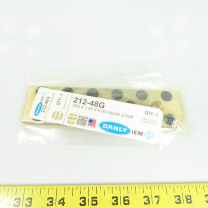 Danly IEM 212-48G Self-Lubricating Wear Strip .250 x 1.50 x 6.00