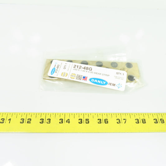 Danly IEM 212-48G Self-Lubricating Wear Strip .250 x 1.50 x 6.00