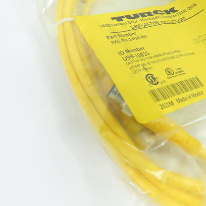Turck U99-10815 PKG 4M-2-PSG 4M PicoFast Cordset Sensor Cable 4-Pin Female/Male
