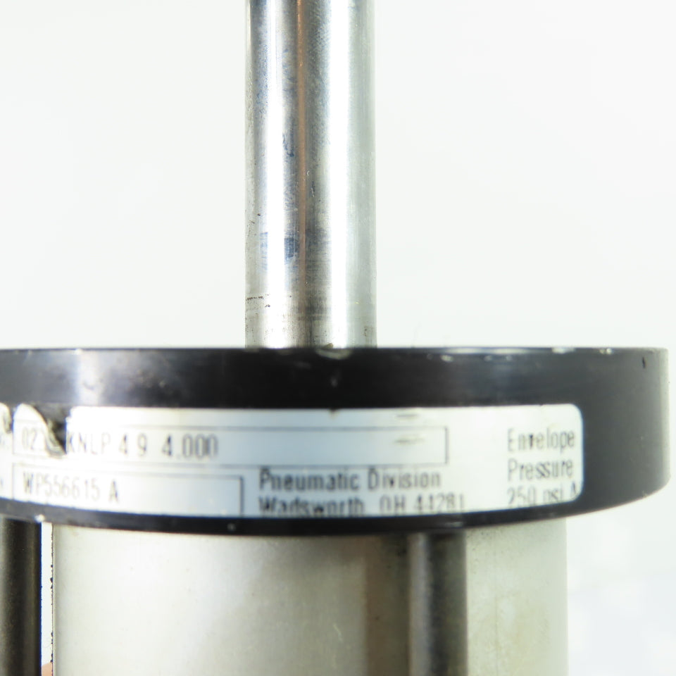 Parker 02.00KNLP 4 9 4.000 2" Bore 4" Stroke Double End Pneumatic Air Cylinder