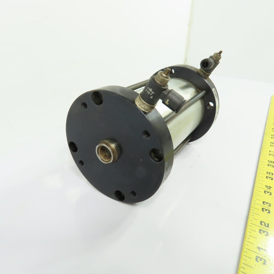 Parker 02.00KNLP 4 9 4.000 2" Bore 4" Stroke Double End Pneumatic Air Cylinder
