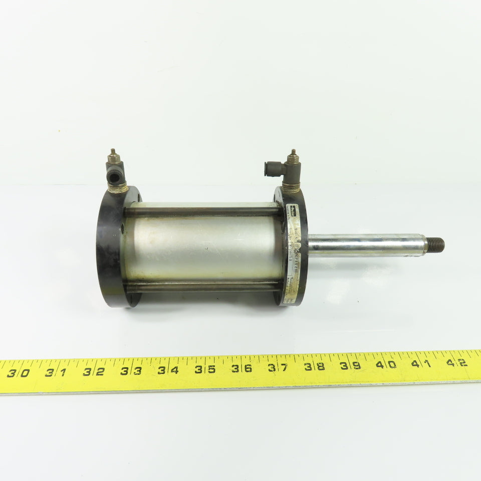 Parker 02.00KNLP 4 9 4.000 2" Bore 4" Stroke Double End Pneumatic Air Cylinder