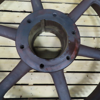 1050mm OD x 150mm Wide 100T Spoked Wheel Right Hand Helical Drive Gear 9" Keyed