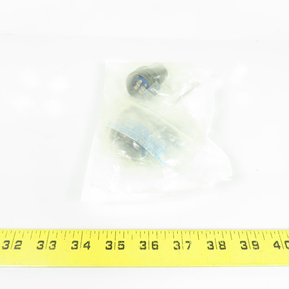 Amphenol MS3108B18-10S 4-Pin Right Angle Mil-Spec Circular Connector Plug