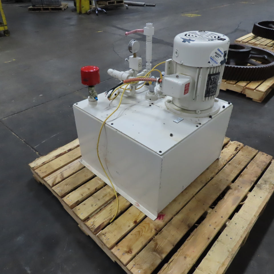 35 Gallon 2Hp 230/480V 3Ph Simple Low Pressure Hydraulic Power Unit Sump Tank
