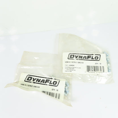 Dynaflo 0496000 6mm x 1 Straight Grease Fitting Lot Of 20