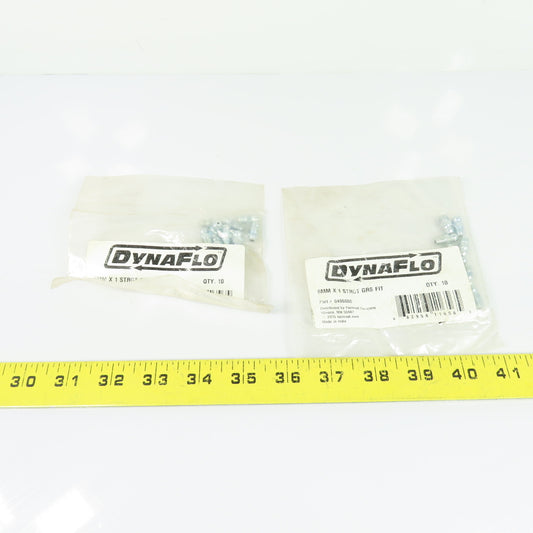 Dynaflo 0496000 6mm x 1 Straight Grease Fitting Lot Of 20