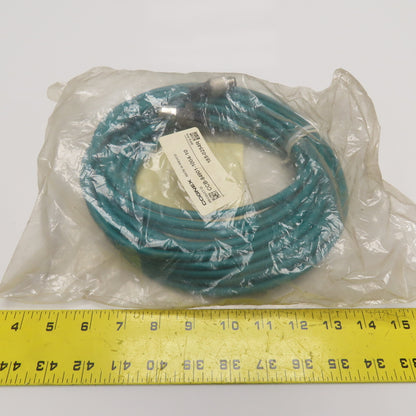 Cognex 185-0254R CCB-84901-1004-10 M12 to RJ45 Industrial Ethernet Cable 10m