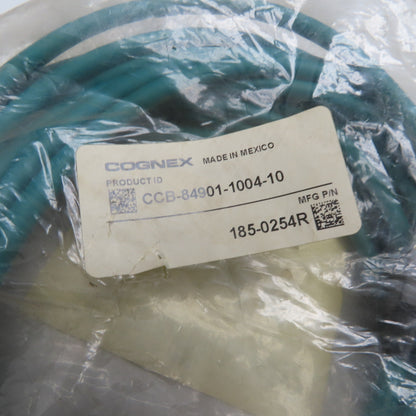 Cognex 185-0254R CCB-84901-1004-10 M12 to RJ45 Industrial Ethernet Cable 10m