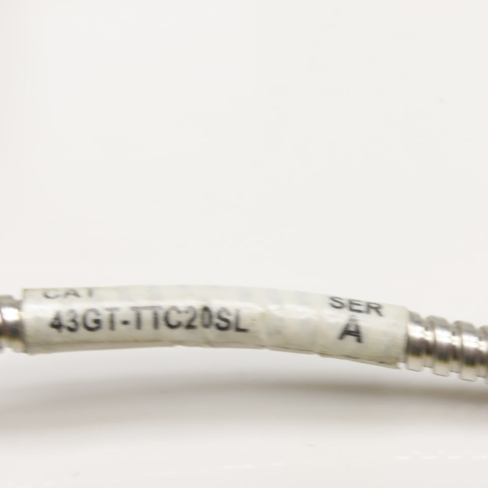 Allen-Bradley 43GT-TTC20SL Glass Fiber Optic Cable Stainless Steel Armor Jacket