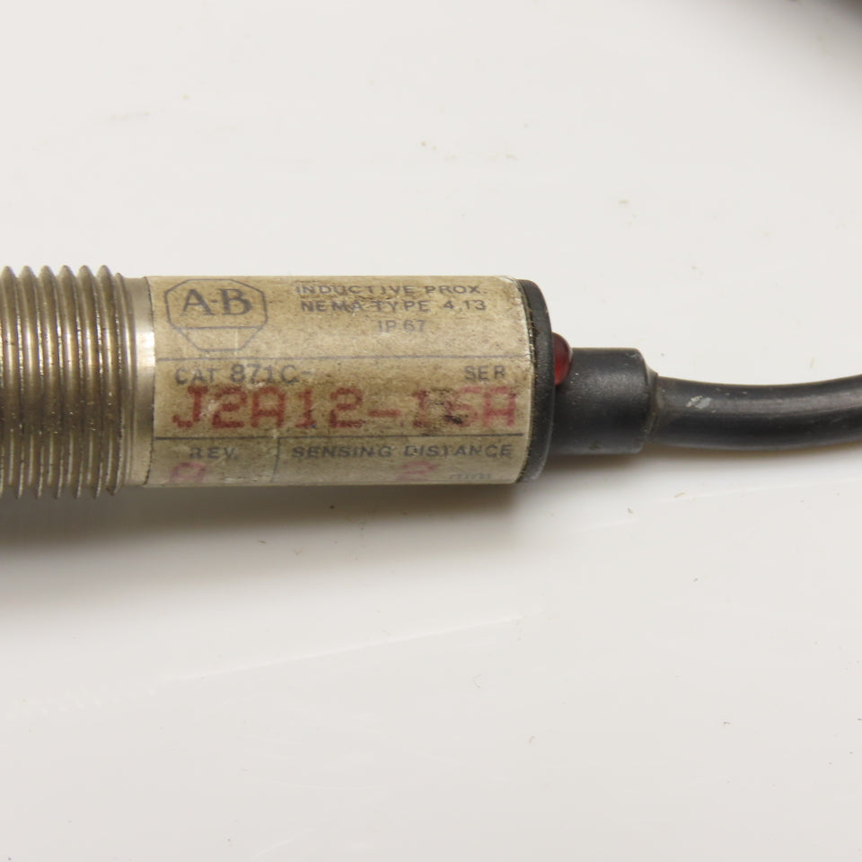 Allen-Bradley 871C-J2A12-15A Inductive Proximity Sensor 2mm Sensing Distance