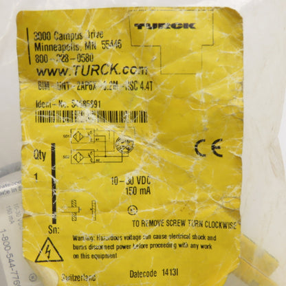 Turck BIM-UNT-2AP6X-0.2M-RSC 4.4T Dual Magnetic Field Sensor PNP 10-30VDC