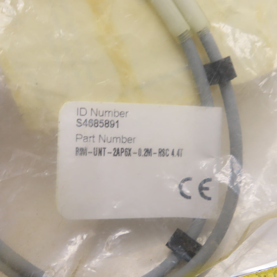 Turck BIM-UNT-2AP6X-0.2M-RSC 4.4T Dual Magnetic Field Sensor PNP 10-30VDC