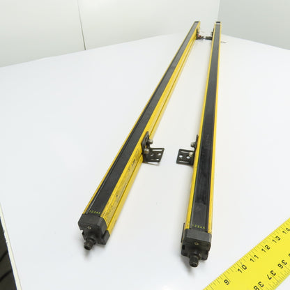 ABB FRII-4-30-1350 /FTII-4-30-1350 Safety Light Curtain Transmitter Receiver Set