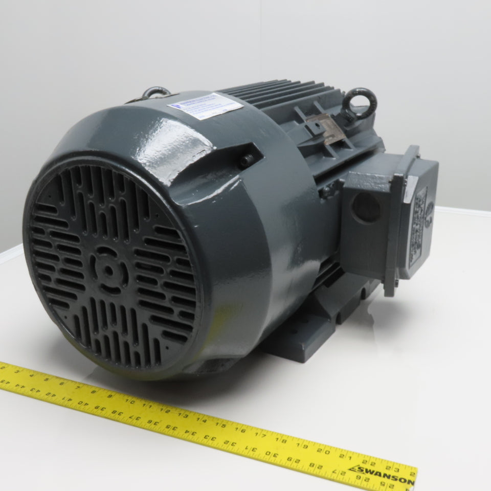 Techtop GR3-CI-TF-286T-4-BR-D-30 30HP Electric Motor 230/460V 1775RPM 286T Frame
