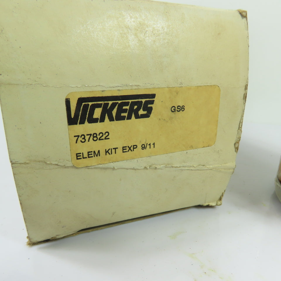 Vickers 737822 Hydraulic Filter Element Kit NEW