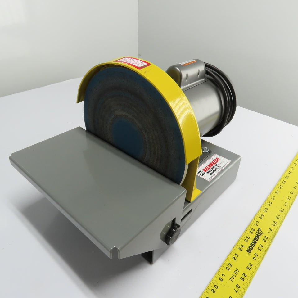 Kalamazoo Industries 10" Disc Sander 1/2HP 1725RPM 1Ph 115/208-230V Tested