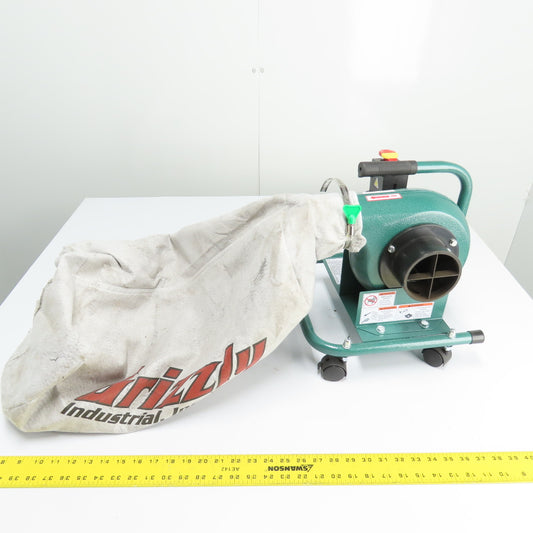 Grizzly Industrial T33587 Mini Portable Dust Collector 1/2HP 120V 1Ph 525 CFM