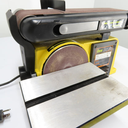Enco 32739062 36" x 4" Horizontal & Vertical Sander W/ 6" Disc 120V 1Ph 1/2HP