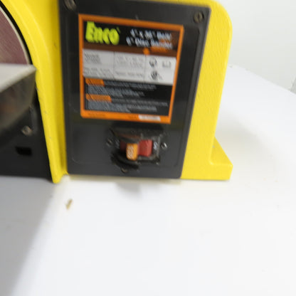 Enco 32739062 36" x 4" Horizontal & Vertical Sander W/ 6" Disc 120V 1Ph 1/2HP