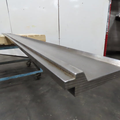 88° Gooseneck V-Forming Press Brake Punch 14' Long 1/2" Tang 5-3/4" Tall
