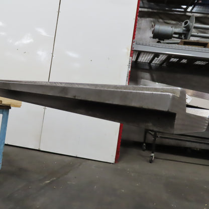 88° Gooseneck V-Forming Press Brake Punch 14' Long 1/2" Tang 5-3/4" Tall