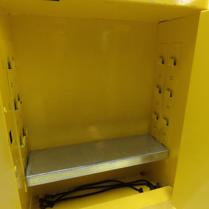 Justrite 890200 2 Gallon Flammable Liquid Storage Cabinet 17" x 8" x 22"