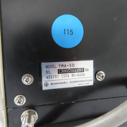 Shimadzu TMA-50 Shimadzu TMA-50 Thermomechanical Analyzer 115V 10VA