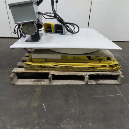 Pentalift PLR24362 1 Ton 44" x 44" Scissor Lift Turn Table 11-36" Lift 115V 1Ph