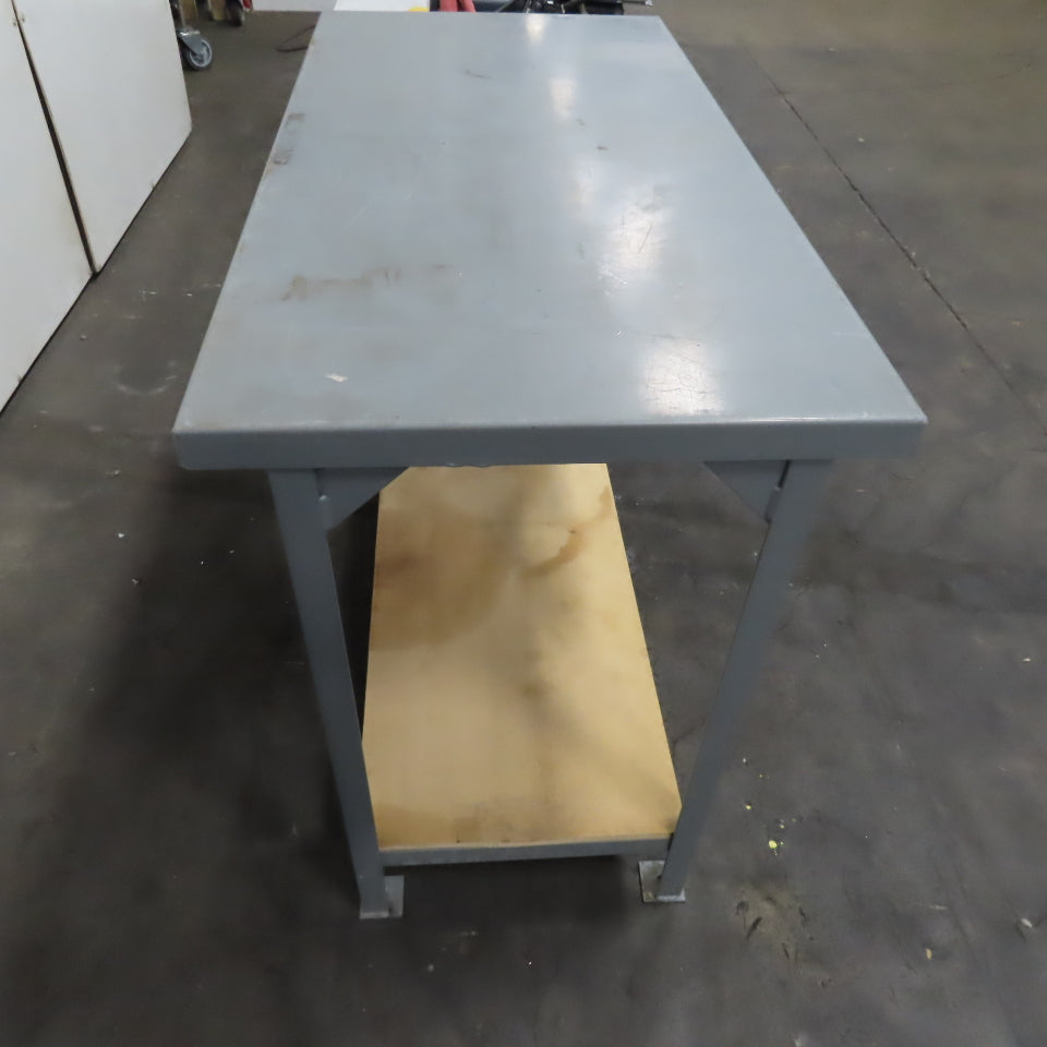 48" x 24" x 36" Tall Single Drawer Industrial Work Bench Desk Assembly Table