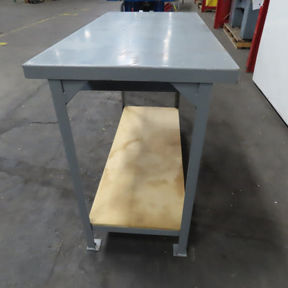 48" x 24" x 36" Tall Single Drawer Industrial Work Bench Desk Assembly Table