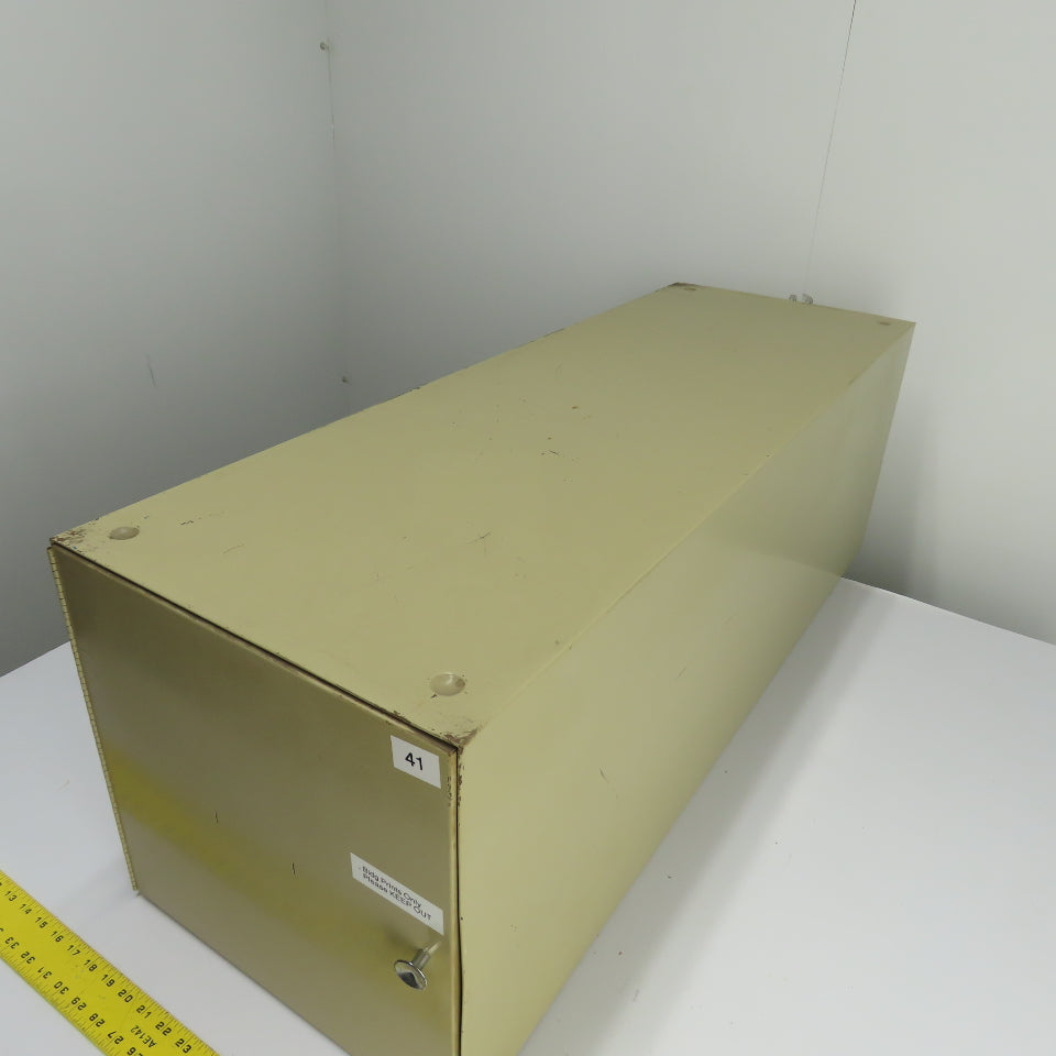 Safco 16-Compartment Metal Blueprint Document Roll File Cabinet 44"x15"x15.5"