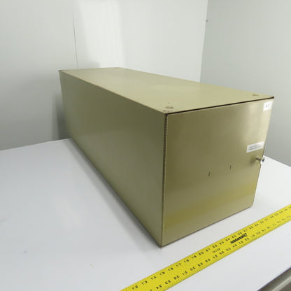 Safco 16-Compartment Metal Blueprint Document Roll File Cabinet 44"x15"x15.5"