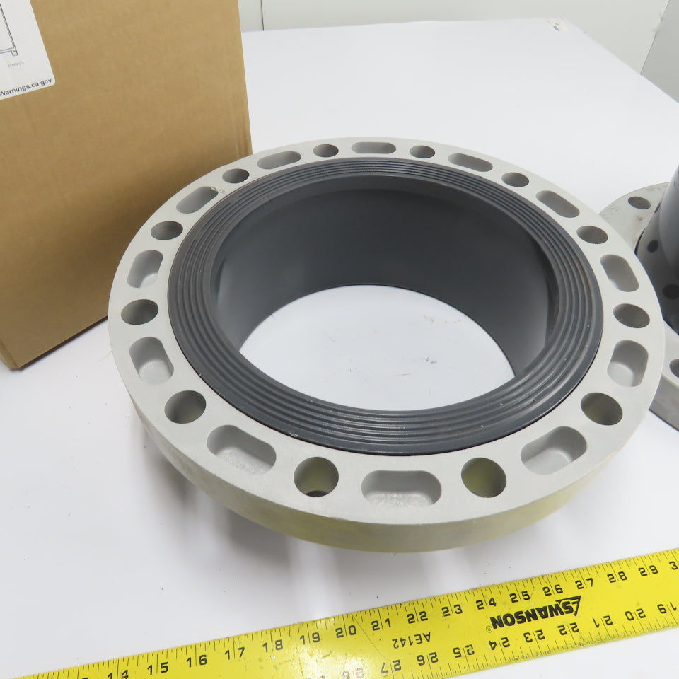 Spears 854-100 Van Stone Flange Socket Class 150 10" PVC Lot of 2