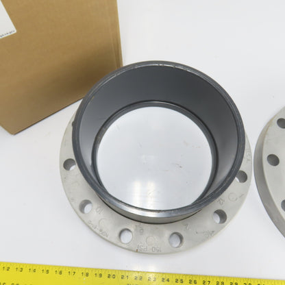 Spears 854-100 Van Stone Flange Socket Class 150 10" PVC Lot of 2