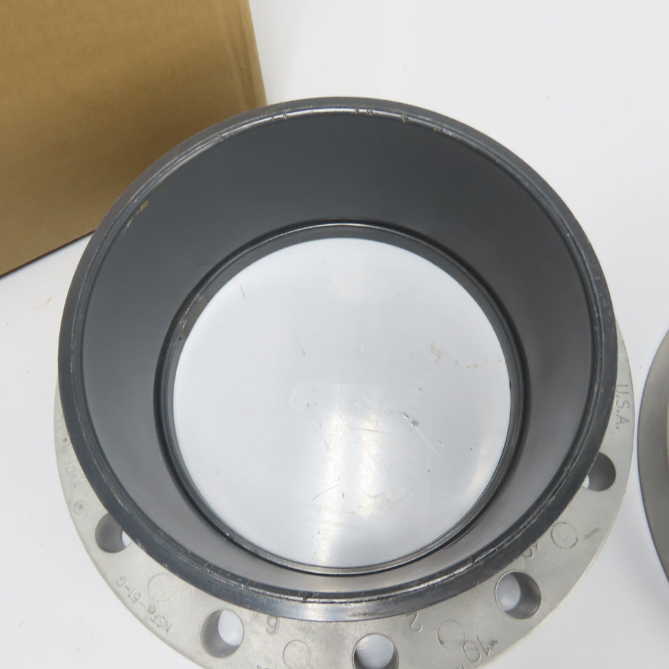 Spears 854-100 Van Stone Flange Socket Class 150 10" PVC Lot of 2