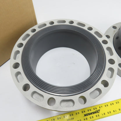 Spears 854-100 Van Stone Flange Socket Class 150 10" PVC Lot of 2