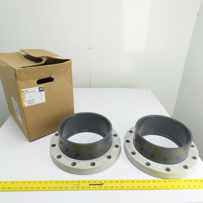 Spears 854-100 Van Stone Flange Socket Class 150 10" PVC Lot of 2