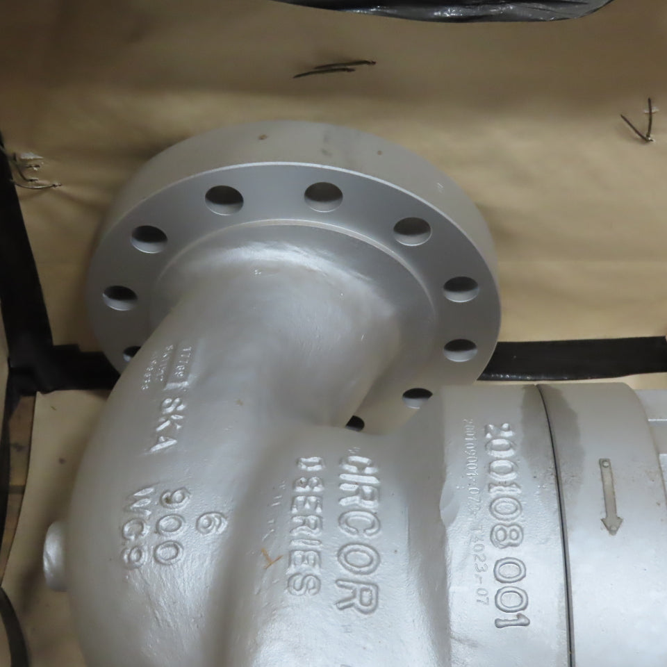 Leslie Circor D Series 6" Linear Globe Valve W/ Pneumatic Actuator 900 Class