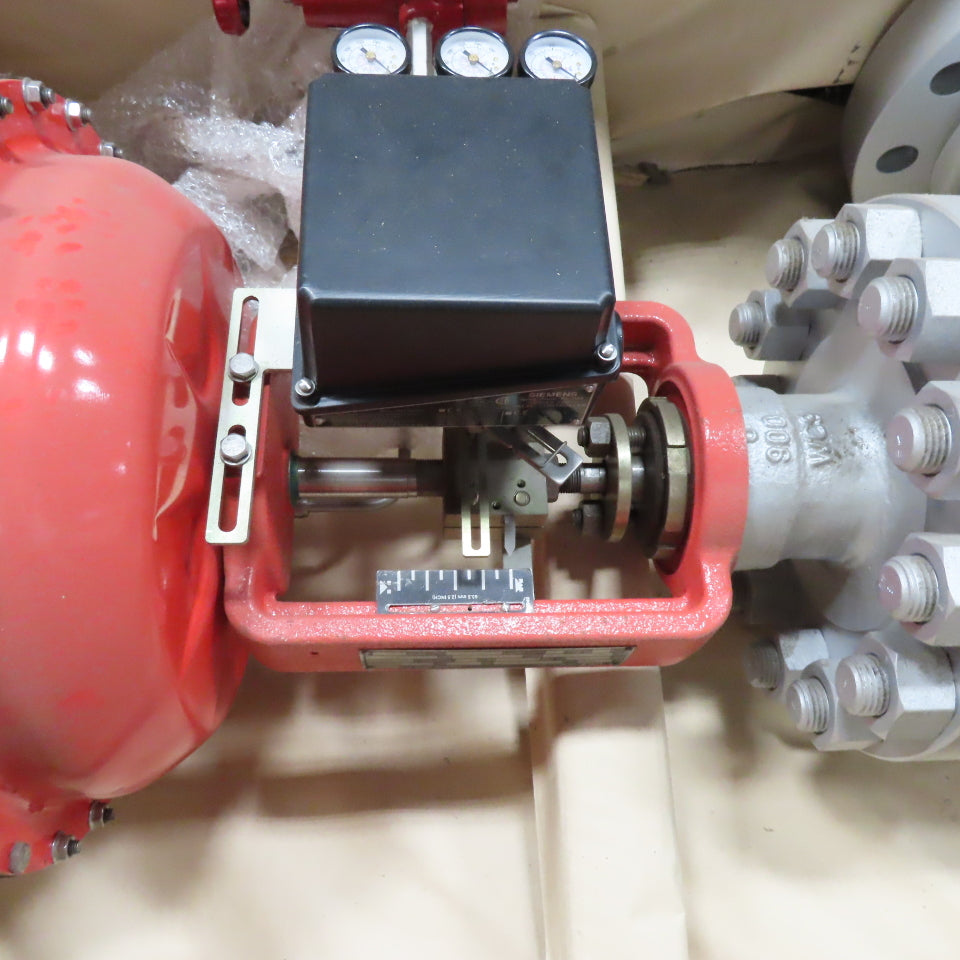 Leslie Circor D Series 6" Linear Globe Valve W/ Pneumatic Actuator 900 Class