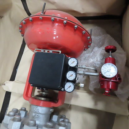 Leslie Circor D Series 6" Linear Globe Valve W/ Pneumatic Actuator 900 Class