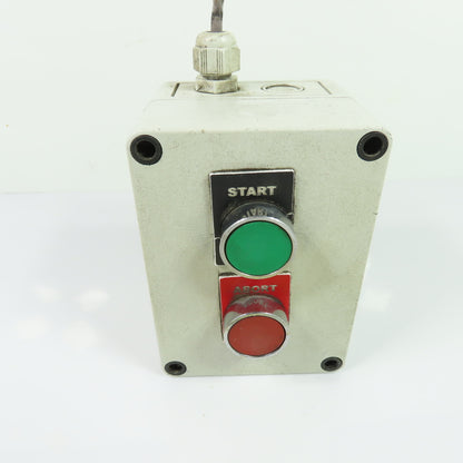 Start / Abort 2-Button Industrial Pushbutton Control Station