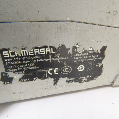 Schmersal TFH 232-22 Guarded Foot Pedal Switch 240VAC 10A