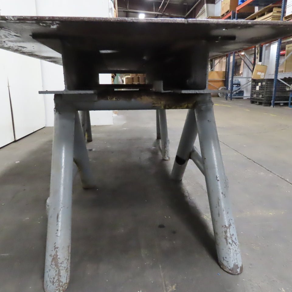 48" x 96" Custom Made Heavy Steel Welding Table Work Bench 35" Tall