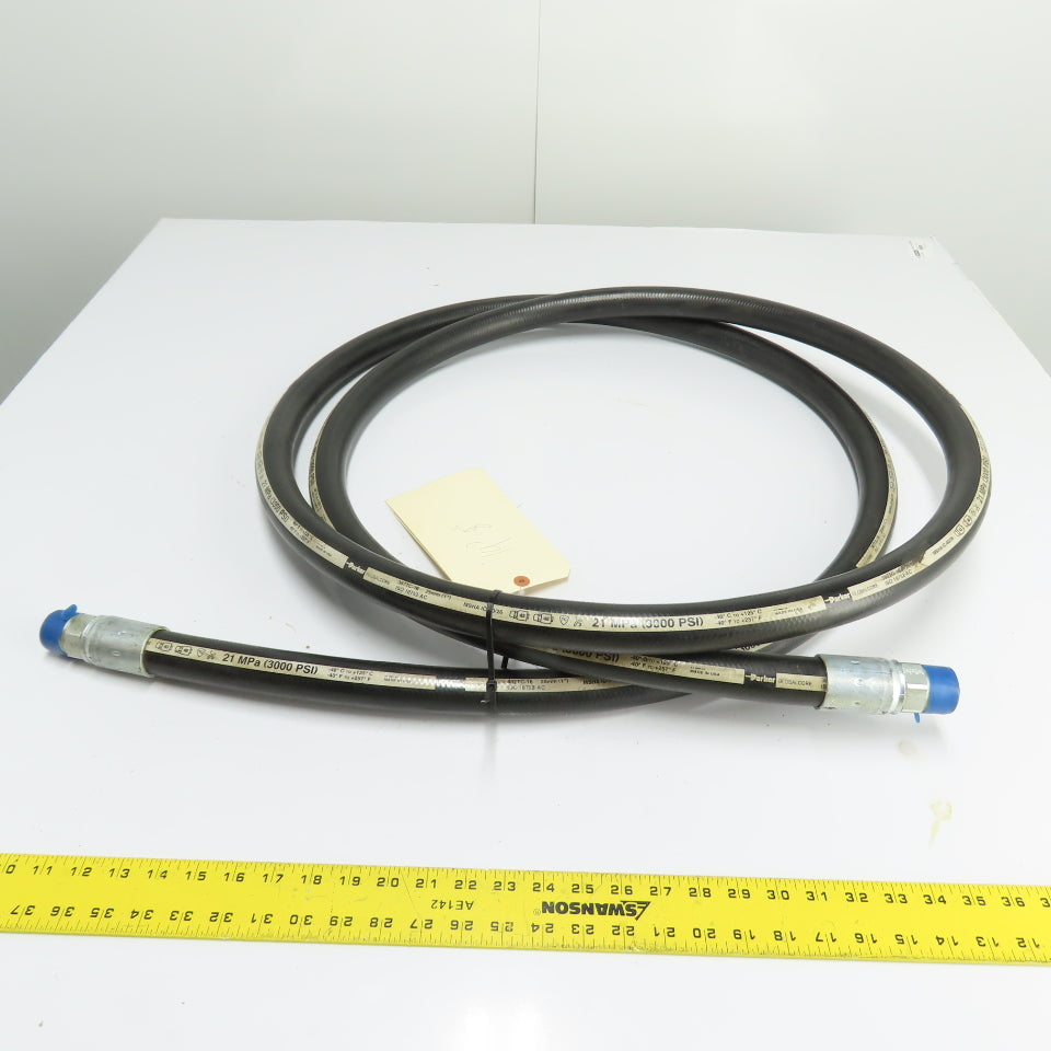 Parker 387TC-16 Hydraulic Hose 1" ID 21 MPa 3000 PSI ISO 18752-AC 14' Long