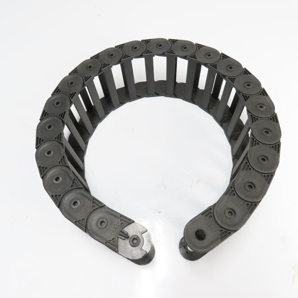 Kabelschlepp 1555 020.125.200 5" x 1-1/2" ID Cable Carrier Drag Chain 45" Long