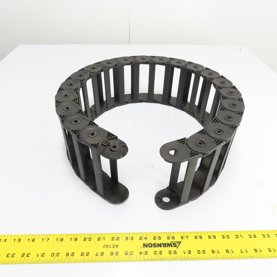 Kabelschlepp 1555 020.125.200 5" x 1-1/2" ID Cable Carrier Drag Chain 45" Long
