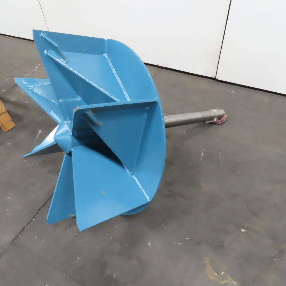 Twin City RBP 33" Radial Bladed Paper Handling Impeller Wheel 3" x 38" Shaft